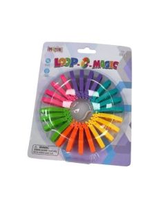 Loop-O-Magic Rainbow Spring Toy Plastic Spring Sensory Fidget Stress Toy