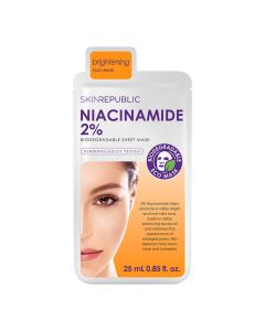 Skin Republic Biodegradable Niacinamide 2% Face Mask, 25ml