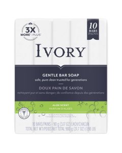 Ivory Gentle Bar Soap, Original Scent, 3.17 oz, 10 Count"