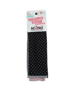 Scunci Effortless Beauty Hairbands, 5 count"