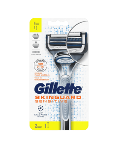 Gillette SkinGuard Razor + 1 Blade Refill for Men with Sensitive Skin and Razor Bumps to Stop Irritation