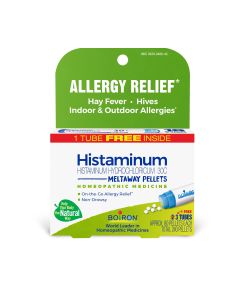 Boiron Histaminum Hydrochloricum 30C Bonus Pack, Homeopathic Medicine for Allergy Relief, Hay Fever, Hives, Indoor & Outdoor Allergies, 240 Pellets"