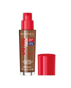 RIMMEL Lasting Finish 25Hr Liquid Foundation +SPF20, 600 Coconut, 1 fo"