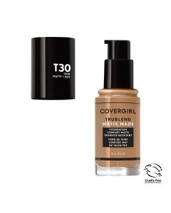 COVERGIRL TruBlend Matte Made Liquid Foundation, T30 Warm Honey, 1 fl oz, Moisturizing Foundation"