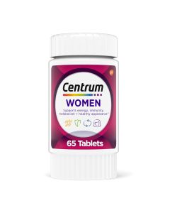 Centrum Multivitamins for Women, Multivitamin/Multimineral Supplement With Iron, Vitamins D3, B and Antioxidants - 65 Count"