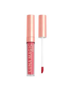 Luna Magic High-Shine Liquid Nude Lip Gloss, Exotic, Medium Pink Nude"