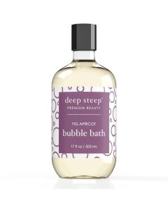 Deep Steep Bubble Bath, 17 oz (Fig Apricot)"