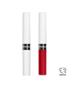 COVERGIRL Outlast All-Day Lip Color Liquid Lipstick and Moisturizing Topcoat, Your Classic Red"