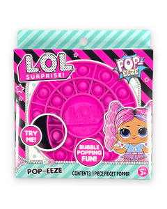 L.O.L. Surprise POP-EEZE Fidget Popper Bubble Popping Fun Ages 3+ Pink NEW