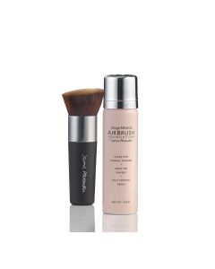 MagicMinerals AirBrush Foundation by Jerome Alexander, 2 Piece Set AirBrush Foundation and Kabuki Brush"