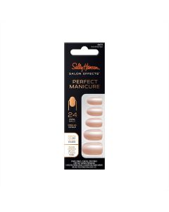 Sally Hansen Perfect Manicure Press On Nails, Oval Shape, Out of this Pearl, 24 False Nails"