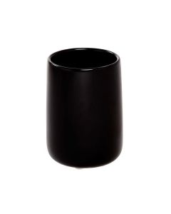 InterDesign Eco Vanity Black Ceramic Tumbler