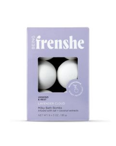 Being Frenshe Milky Moisturizing Bath Bomb Set with Essential Oils - Lavender Cloud - 6ct/3oz