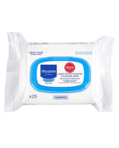 Mustela Baby Cleansing Wipes, Hypoallergenic, Delicately Fragranced, 25 Count"