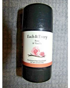 Each  Every Natural Deodorant for Sensitive Skin (rose  vanilla)