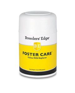 Breeder's Edge Foster Care Feline - Powdered Milk Replacer - for Kittens & Cats - 12oz