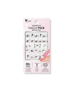 Dashing Diva Snow Globe Sensation Magic Pick Nail Art Stickers