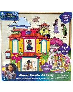 Disney's Encanto: Wood Casita Activity Set - Building & Decorating Set, Ages 3+"