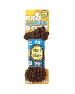 Shoe Gear 375101 60in. Alpine Boot Laces Brown and Black