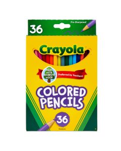 Crayola Colored Pencil Set, 36 Ct, Back to School Supplies for Kids, Classroom Supplies, Teacher Gift"