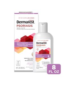 Dermarest Psoriasis Medicated Shampoo Plus Conditioner, Conditioning, 8 fl oz"