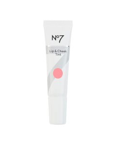 No7 Lip  and  Cheek Tint - Cherry Blossom - Lightweight Lip and Cheek Stain for Rosy Lips  and  Natural Face Blush - Multipurpose Makeup for Lips  and  Cheeks (10ml)