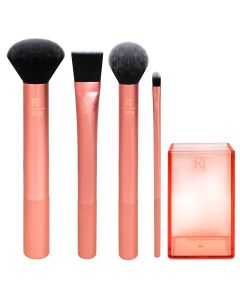 Real Techniques Flawless Base Makeup Brush Set, 5 Piece Set"