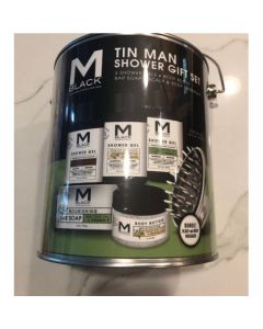 M Black Tin Man Shower Gift Set