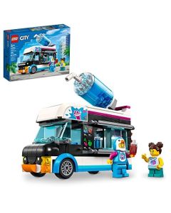 Lego City Great Vehicles Penguin Slushy Van with Minifigures 60384 Toy Building Set - Multicolor