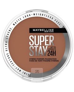 Maybelline Super Stay Powder Foundation Makeup, Soft Matte Finish, 370, 0.21 oz"