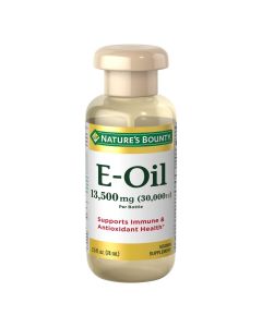 Nature’s Bounty Vitamin E 30,000 IU Oil for Radiant Skin & Immune Health, 2.5 Fl Oz"