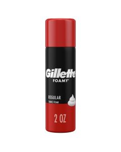 Gillette Foamy Regular Shaving Foam, 2 oz"