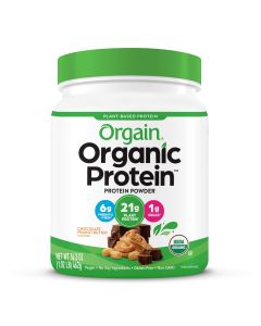 Orgain Organic Vegan 21g Protein Powder, Plant Based, Chocolate Peanut Butter 1.02lb"