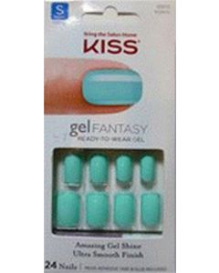 KISS Gel Fantasy Ready-to-Wear Fake Nails, ‘Bookworm’, 28 Count"