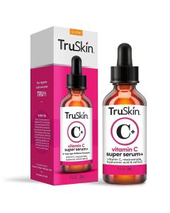 TruSkin Vitamin C-Plus Super Serum, Anti Aging Anti-Wrinkle Facial Serum, For All Skin Types, 1 oz"