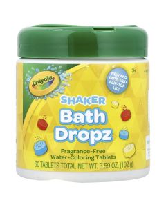 Crayola Bath Dropz Color, 60 Tablets, 3.59 OZ"