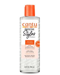 Cantu Protective Styles by Angela Hair Bath & Cleanser with Apple Cider Vinegar & Aloe, 10 fl oz"