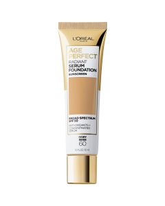 L'Oreal Paris Age Perfect Radiant Serum Foundation Makeup, 60 Ivory Beige, 1 fl oz"