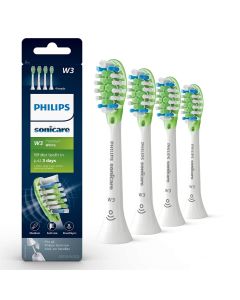 Philips Sonicare Premium White Replacement Toothbrush Heads, HX9064/65, Brushsync Technology, White 4-pk"