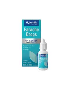 Hyland's Earache Drops, Natural Relief of Earaches, Swimmers Ear and Allergies, 0.33 Oz"