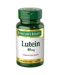 Nature's Bounty Lutein Softgels, Supports Eye Health, 40 Mg, 30 Ct"