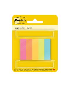 Post-it Page Markers, Assorted Colors, 1/2 in. x 2 in., 250 Page Markers"