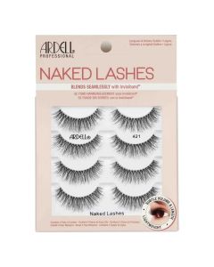 Ardell Naked Lash 421, Black, 4 Pairs,"