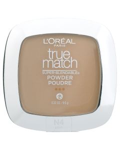 L'Oreal Paris True Match Super Blendable Oil Free Makeup Powder, Buff Beige, 0.33 oz"