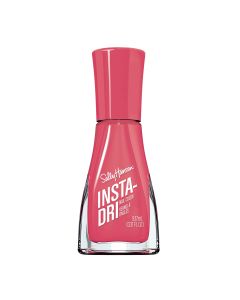 Sally Hansen Insta-Dri Nail Color, Fast and Fuchsia, 3-in-1 Formula, Color Nail Polish, 0.31 oz, Quick Dry Nail Polish, Nail Polish, Top Coat Nails, Full Coverage Formula, One Stroke, One Coat"