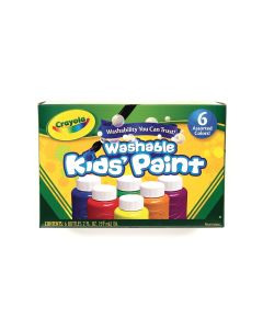 Crayola Washable Kids' Paint Set, 6-Colors"