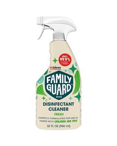 Family Guard™ Disinfectant, Fresh Scent, 32 Oz Trigger Bottle, 8/Carton 327118 - All