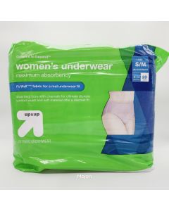 Incontinence Underwear for Women - Unscented - Maximum Absorbency - S/M - 20ct - up & up™