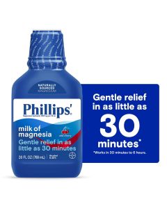 Phillips' Milk Of Magnesia Liquid Laxative, Wild Cherry, 26 Fl Oz"