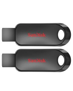 Cruzer Snap USB Flash Drive, 32GB, 2-Pack